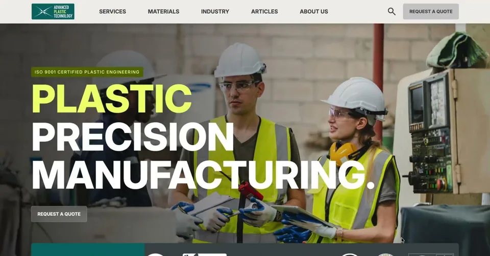 Advanced Plastic Technology, From click to quote